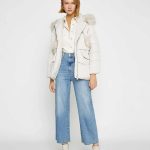 Hooded Short Down Jacket Plush Detailed - Image 2