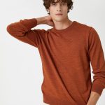 Orange Knitwear Sweater Crew Neck - Image 2