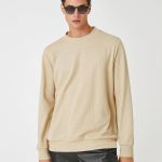 Basic Melange Sweater Knitwear Crew Neck Long Sleeve - Image 4
