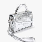 Women's Evening Dress Bag Diagonal Shiny Strap Lined - Image 3