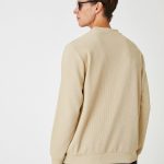 Basic Melange Sweater Knitwear Crew Neck Long Sleeve - Image 3