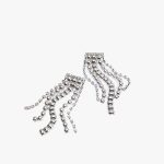 Women's Stone Large Dangle Earrings - Image 4