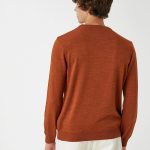Orange Knitwear Sweater Crew Neck - Image 4